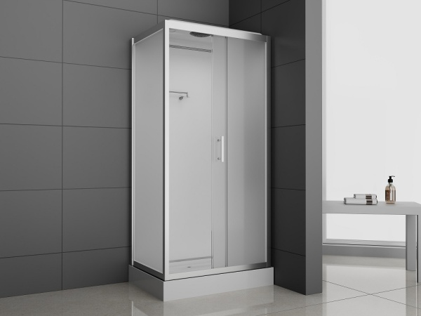 ODA-8801 серебр профиль стекло frosted