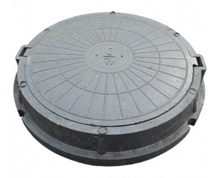 Люк полимерный легкий, 70 кН черный