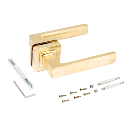 Комплект ручек Аллюр Коломбо SB (2370) мат золото 