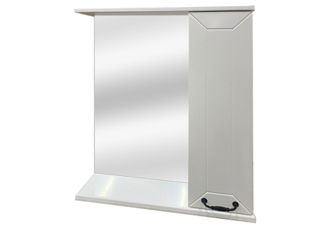 Шкаф зеркальный Авалон 60 глянец белый Golden Fox