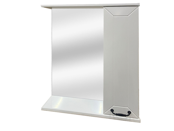 Шкаф зеркальный Авалон 60 глянец белый Golden Fox