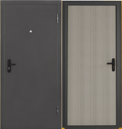 Дверь мет. Спец PRO Мет/Графит 2060*860 Правая