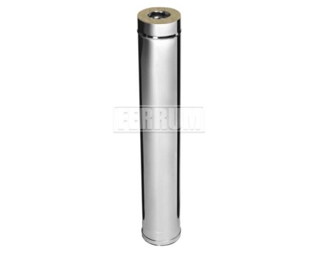 Труба термо L=1 нержавеющий (430/0,5мм) Феррум d 115/200