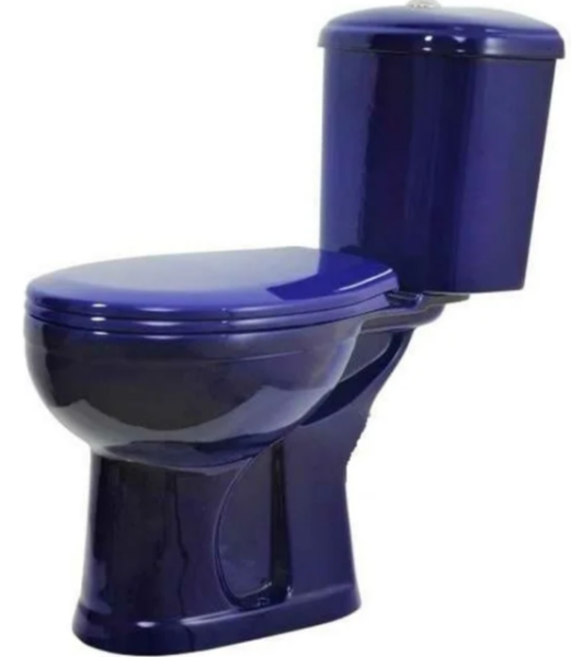 Унитаз - компакт Дора синий с гофрой Комбо (кат.С) г. Ст. Оскол