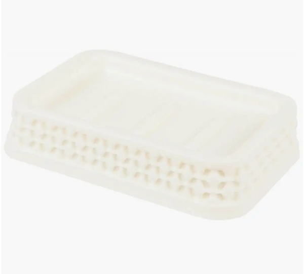 Мыльница Oslo пластик, молочный туман, Plast team