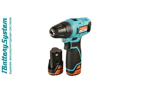 CD1240C Дрель аккум Sturm!, 12В, 1BatterySystem12V,40Нм, 2х2.0Ач, быст.заряд,пист. рук,кейс