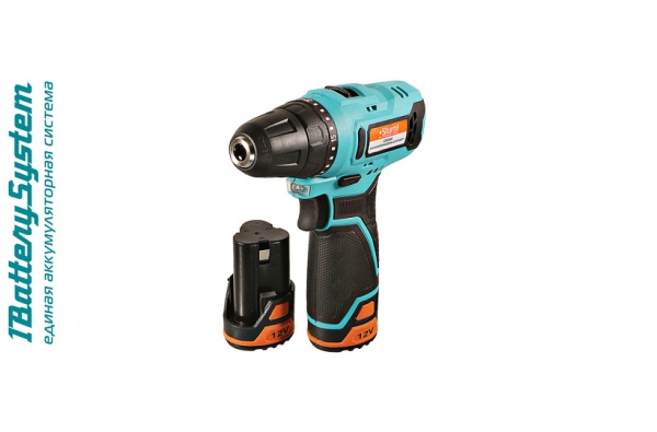 CD1240C Дрель аккум Sturm!, 12В, 1BatterySystem12V,40Нм, 2х2.0Ач, быст.заряд,пист. рук,кейс