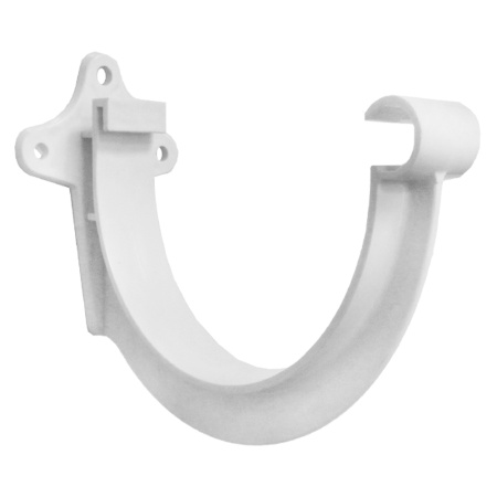 Кронштейн желоба пластиковый RAL 9003 белый 