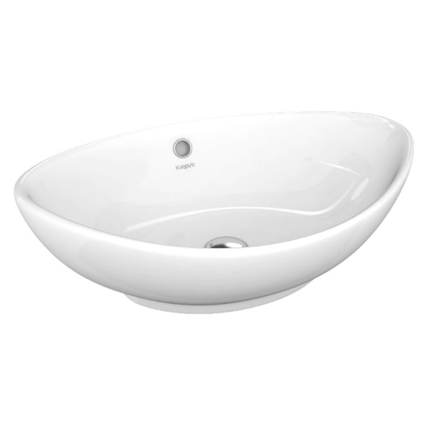 Раковина на столешницу KIROVIT Гамма 55,5 см белая