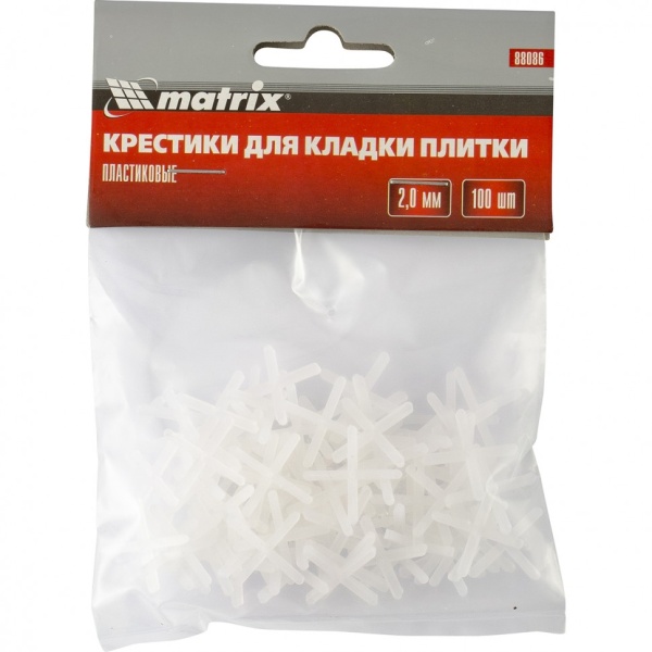 Крестики для кафеля Matrix 2,0 мм (100 шт)