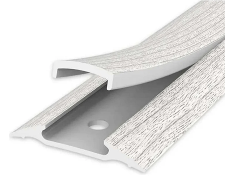 253 Порог с монтажным каналом 900/42 Ясень серый