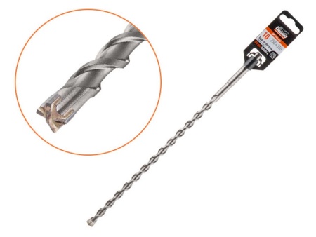 Бур (сверло) 10*250*310 мм SDS-plus QUADRO-X, Gepard