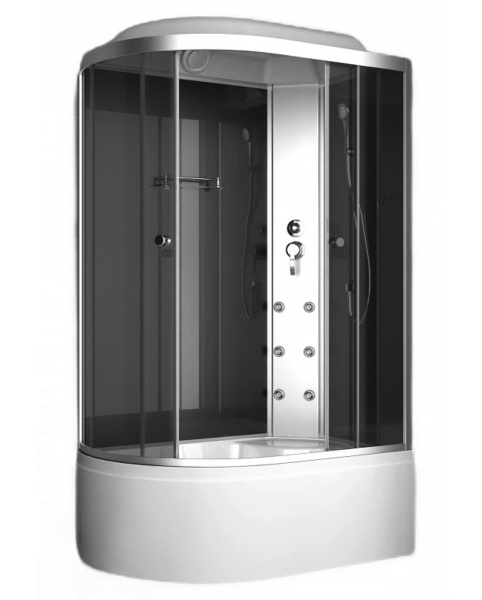 Душевая кабина ODA BST-8037 120*80*215 тонированное стекло/высокий поддон Правая