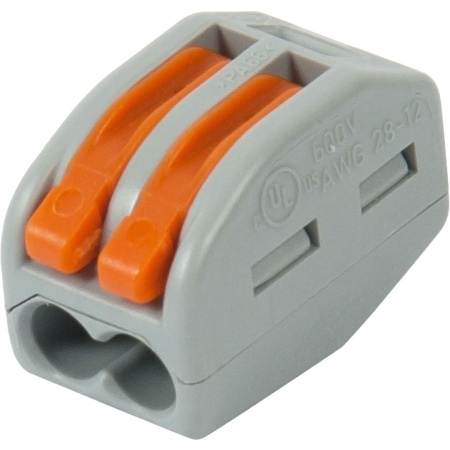 Клемма 2-х контактная  WAGO