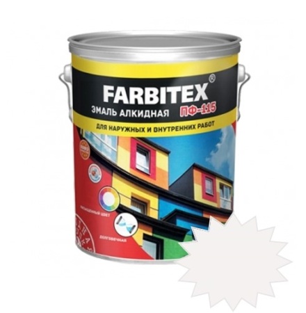 Эмаль Farbitex ПФ-115 5 кг