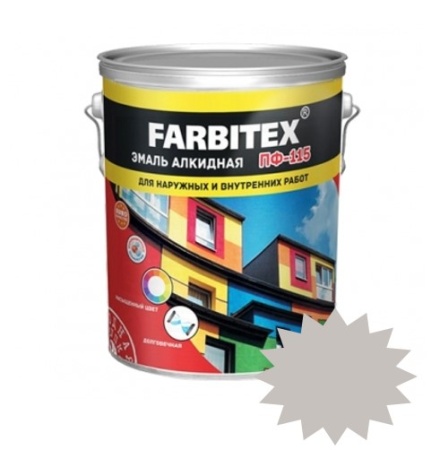Эмаль Farbitex ПФ-115 5 кг