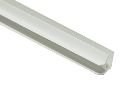 Молдинг угловой внутренний Белый глянец 