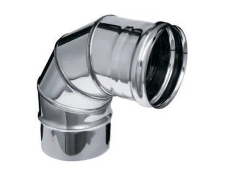 Колено угол 90 нержавеющий (430/0,5мм) Феррум d 120