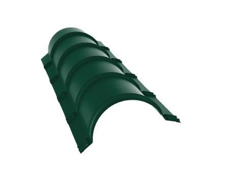 Конек полукруглый RAL 6005 зеленый мох L=2м