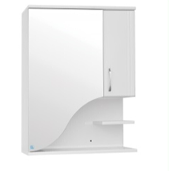 Шкаф зеркальный Лиана 550 белый