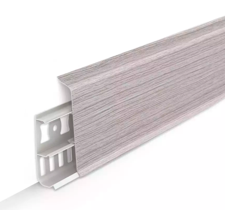 253 - Плинтус Д85 Ясень серый