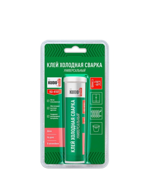 Клей универс. термост. Kudo Холодная сварка 60 г. /12/, KU-H103