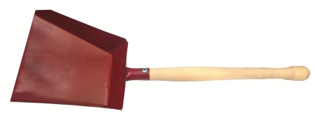 Совок хоз-й металл., дер. вертикальная рукоятка, 75см