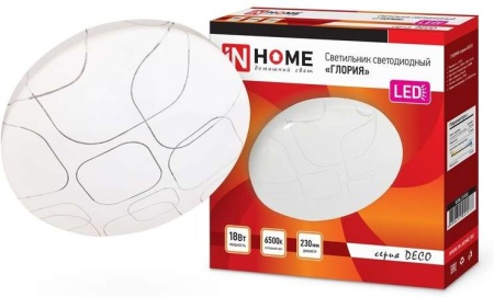 Светильник светод. DECO 18Вт 230В 6500К 1620Лм 260*55мм IP40 Глория