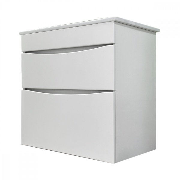 Подстолье Женева 600 белый (2 ящика) под умывальник Quadro 60 Golden Fox