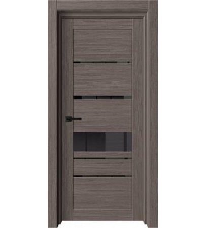 Дверь в комплекте X4 Неаполь Темный 700 Левая с порогом