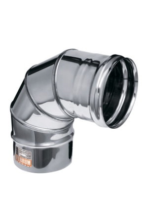 Колено угол 90 нержавеющий (430/0,5мм) Феррум d 115