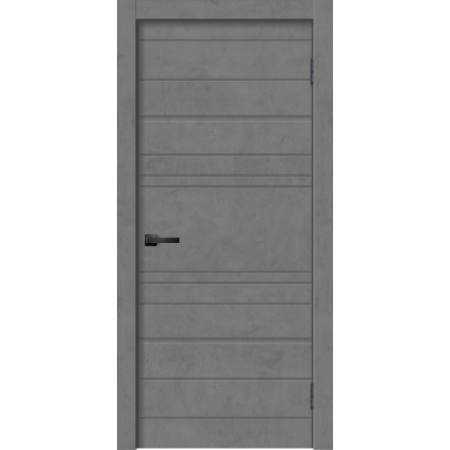 Дверь в комплекте Geometry-2 Бетон Графит 800 Правая