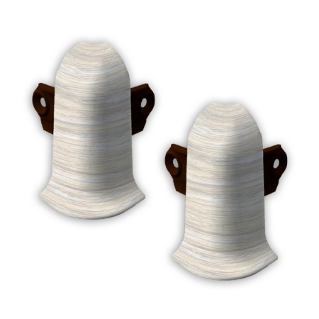 267 Угол наружный Лексида (набор 2 шт) Клен белый