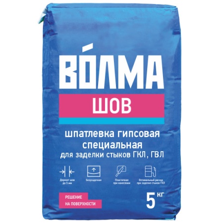 Шпатлевка Волма - Шов гипсовая 5 кг