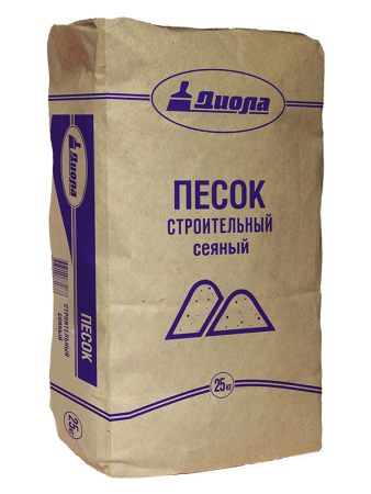 Песок сеянный 25кг