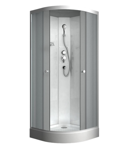 Душевая кабина BST 8520 85*85*215 матовое стекло/низкий поддон